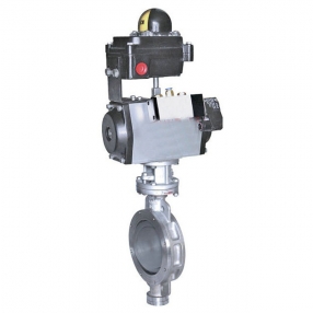 D673W不鏽鋼氣動蝶閥