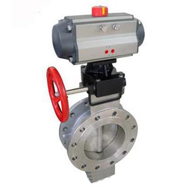 D643W不鏽鋼氣動(dòng)法蘭蝶閥(fá)