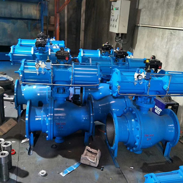 不鏽鋼氣動球閥DN300